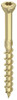 Main product image of HECO 3.5 x 35 Glass Strip Raised Countersunk Head Partial Thread Yellow Zinc Steel T-10.