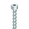 Alternate product image of HECO 10 x 340 Cylindrical Head Full Thread Silver Zinc Steel T-40.
