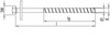 Alternate product image of HECO 12 x 280 Hex Head Screw Anchor Concrete Thread Silver Zinc Steel SW-19.