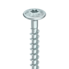 Alternate product image of HECO 4.5 x 50 Washer Head Full Thread Silver Zinc Steel T-20.
