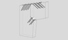 Alternate product image of HECO 9 x 250 Structural Screw Countersunk Head Full Thread Durocoat DP1 Steel T-40.