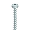 Alternate product image of HECO 4.5 x 25 Pan Head Full Thread Silver Zinc Steel PZD-2.