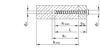 Alternate product image of HECO 6 x 40 Pan Head Screw Anchor Concrete Thread Silver Zinc Steel T-30.