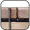 Alternate product image of HECO 5 x 70 Decking Raised Countersunk Head Double Thread A4 Stainless Steel HD-20.