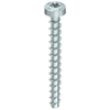 Alternate product image of HECO 7.5 x 25 Pan Head Screw Anchor Concrete Thread Silver Zinc Steel T-30.