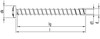 Alternate product image of HECO 10 x 70 Pan Head Screw Anchor Concrete Thread Silver Zinc Steel T-40.