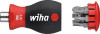 The WIHA Screwdriver with Bit Magazine Magnetic is a versatile and compact tool designed for convenience and efficiency in tight spaces.