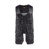 BLAKLADER 3100 Tool Waistcoat Black (Men) in Heavy PolyCotton with Holster Pockets (Ventilating mesh panels) – product display image; Holster Pockets true, Kneepad Pockets false