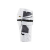 BLAKLADER 1099 Painters Relaxed Fit Short White / Dark Grey (Men) in PolyCotton Ripstop 250 gsm with Holster Pockets (Stretch panels; CORDURA® reinforced tool pockets; Loose fit) – side view; Holster Pockets true, Kneepad Pockets false