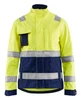 BLAKLADER Jacket | 4903 Womens High Vis Yellow /Navy Blue Shell Jacket with Full Zip Reflective Tape in Polyester