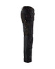 BLAKLADER Softshell Black Trousers for Electricians that have Kneepad Pockets  available in Australia and New Zealand