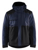 BLAKLADER Polyester Waterproof Dark Navy Blue  Jacket  for Electricians that have Full Zip  available in Australia and New Zealand
