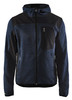 This Blaklader Workwear Jacket hoodie model 4930 in Dark Navy Blue is perfect for casual gatherings and workwear.