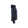 BLAKLADER 4930 Craftsman Jacket Dark Navy / Black (Men) in Knitted Polyester – side view; Holster Pockets false, Features Softshell reinforcements; Comfy, brushed inner; Extended back