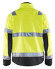 BLAKLADER Jacket | 4900 Mens High Vis Yellow /Black Jacket with Reflective Tape in Softshell