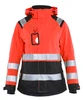 BLAKLADER Jacket | 4904 Womens High Vis Red /Black Jacket Waterproof with Reflective Tape in Polyester