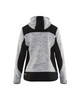 Experience the comfort of this Grey Melange Blaklader hoodie designed for active professionals.