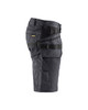 Suitable work Shorts available in Australia and New Zealand BLAKLADER Rip-Stop with Stretch Mid Grey Shorts for Carpenters