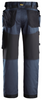 SNICKERS Cotton with Stretch Navy Blue Trousers for Plumber that have Holster Pockets available in Australia and New Zealand