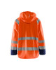 BLAKLADER Rain Jacket  4323 with  for BLAKLADER Rain Jacket | 4323 High Vis Orange / Navy Blue Craftsman Rain Jacket with Reflective Tape Polyester Waterproof that have  available in Australia and New Zealand