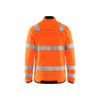 BLAKLADER 4941 High Vis Jacket Orange (Men) in Micro Fleece – front view; Holster Pockets false, Features Antipilling treated; Double brushed; Wide reflectives