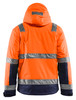 BLAKLADER Jacket  4863  with  for BLAKLADER Jacket  | 4863 Mens High Vis Orange / Navy Blue Full Zip Winter Jacket in Reflective Tape Polyester Waterproof that have Full Zip  available in Australia and New Zealand