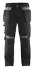 BLAKLADER 1555 Black Trousers with Holster Pockets for the Plumbing Industry and Workers in Victoria and Tasmania.