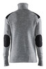 BLAKLADER Pullover  4630 with  for BLAKLADER Pullover  | 4630 Grey Melange 1/4 Zip Pullover in Wool that have 1/4 Zip  available in Australia and New Zealand