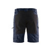 BLAKLADER 1449 Service Short Dark Navy / Black (Men) in Lightweight PolyCotton Plain Weave – front view; Holster Pockets false