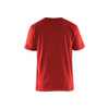 BLAKLADER 3525 Short Sleeve T-Shirt Red (Men) in Cotton Single Jersey 150 gsm – front view; Holster Pockets false