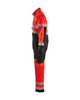 BLAKLADER 6373 Hi-Vis Red / Black Hi-Vis PolyCotton Satin Men Overall
