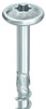 HECO Screws 8mm Flange Washer Head Screws T40 with Partial Thread in Silver Zinc