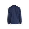BLAKLADER 3227 Flame Resistant Shirt Navy Blue (Men) in Inherent FR Twill – front view; Holster Pockets false, Features Inherent flame resistant; Antistatic quality