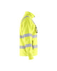 BLAKLADER Polyester Fleece High Vis Yellow  Jacket  for Road Workers that have Full Zip Reflective Tape  available in Australia and New Zealand