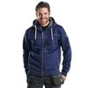 Experience the comfort of this Navy Blue Blaklader hoodie designed for active professionals.