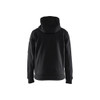 BLAKLADER 4933 Craftsman Hoodie Black (Men) in Sherpa Knit – front view; Holster Pockets false