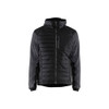 BLAKLADER 5930 Craftsman Jacket Dark Grey / Black (Men) in Knitted Polyester – product display image; Holster Pockets false, Features Half lined; Comfy, brushed inner; Extended back, Stretch true