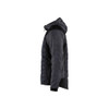 BLAKLADER 5930 Craftsman Jacket Dark Grey / Black (Men) in Knitted Polyester – alternate side view; Holster Pockets false, Features Half lined; Comfy, brushed inner; Extended back, Stretch true