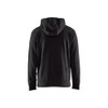 BLAKLADER 3530 Craftsman Hoodie Black (Men) in Cotton French Terry 320 gsm – front view; Holster Pockets false, Features 100% cotton; Kangaroo pocket