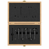 FAMAG 1624 Bormax 2.0 Prima Forstner Bit Set 15, 20, 25, 30, 35 mm – product display image; 15-35 mm, Application Flat-Bottom Boring, Cutting Teeth Centre Point, Features Centre Point; Pilot Guided