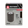 RESTORER TOOL WRTS01 Twisted Steel Wire Brush 80mm × 100mm – product display image; 80mm diameter x 100mm width, Application Extreme Wood Texturing, Mounting Type RESTORER Roller / Drum, Range Texturing
