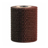 RESTORER TOOL WRPW80 Profile Flap Wheel 80mm 100mm – front view; 80mm diameter x 100mm width, Aluminium Oxide Abrasive, Application Contour Sanding, Mounting Type RESTORER Roller / Drum