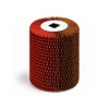 RESTORER TOOL WRPW12 Profile Flap Wheel 120 Grit 80mm × 100mm – front view; 80mm diameter x 100mm width, Aluminium Oxide Abrasive, Application Contour Sanding, Mounting Type RESTORER Roller / Drum