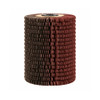 RESTORER TOOL WRPW24 Profile Flap Wheel 240 Grit 80mm × 100mm – side view; 80mm diameter x 100mm width, Aluminium Oxide Abrasive, Application Fine Contour Sanding, Mounting Type RESTORER Roller / Drum
