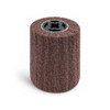 RESTORER TOOL WRSBW12 Soft Abrasive Wheel 120 Grit 80mm × 100mm – front view; 80mm diameter x 100mm width, Non-Woven Abrasive, Application Polishing, Mounting Type RESTORER Roller / Drum