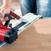 Achieve precise angle cuts with the Mafell Angular Stop F-WA for guide rails, available from Craftsman Hardware in Melbourne Australia