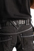 BLAKLADER Shorts 1991 with Kneepad Pockets  for BLAKLADER Shorts | 1991 Mens Craftsman Black Shorts with Kneepad Pockets Holster Pockets Denim with Stretch that have Configuration available in Carpentry