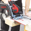 Mafell Guide Track L is compatible with models such as the K85, KSS80Ec, and the NFU 50 grooving cutter