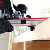 Mafell  Guide Track L adjustable angle range of -60° to +50° and features a maximum cutting length of 370 mm
