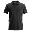 The SNICKERS 2721 Black Short Sleeve Allround Work Polo Shirt is a lightweight, eco-friendly workwear option made from 100% recycled polyester.